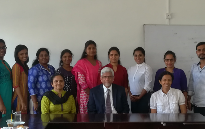 Guest Lecture by Professor Srilal M. Perera