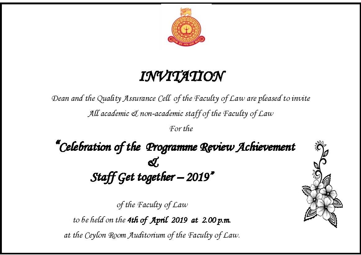 Celebration Of The Programme Review Achievement Staff Get Together 2019 Faculty Of Law - topic robux changeorg