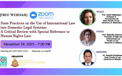 Webinar on International Law