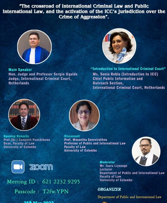 6th Research Forum of the Dept. of Public and International Law