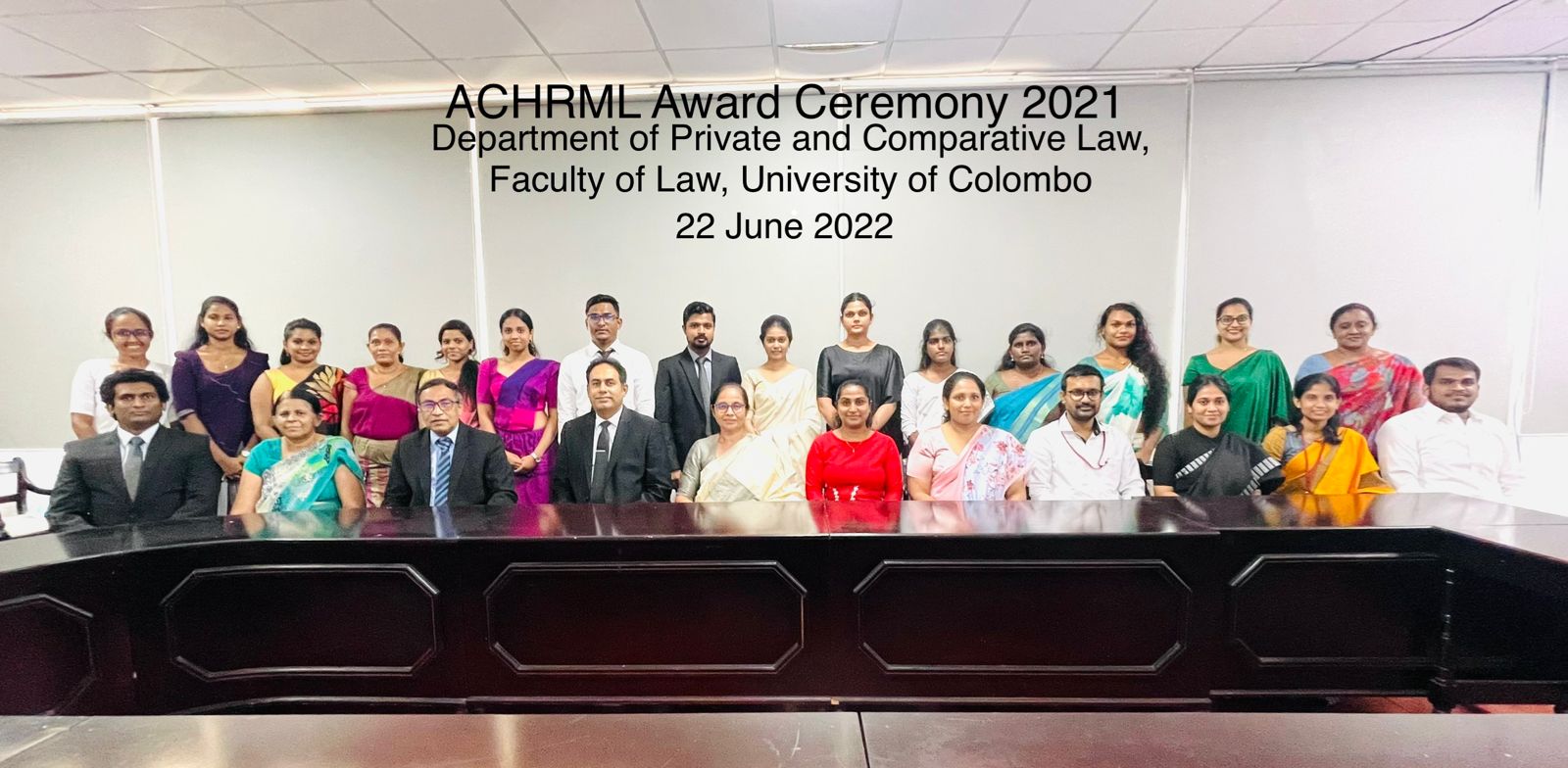 ACHRML Award Ceremony
