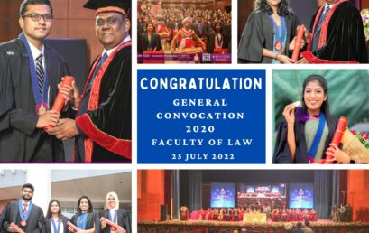 General Convocation 2022- Faculty of Law, University of Colombo