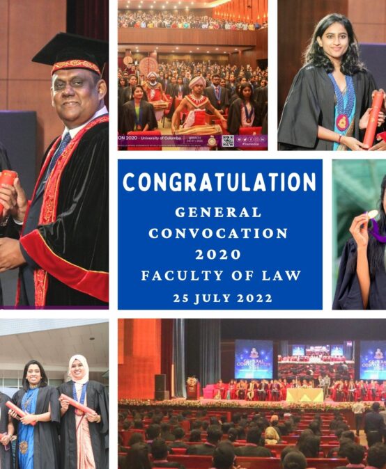 General Convocation 2022- Faculty of Law, University of Colombo