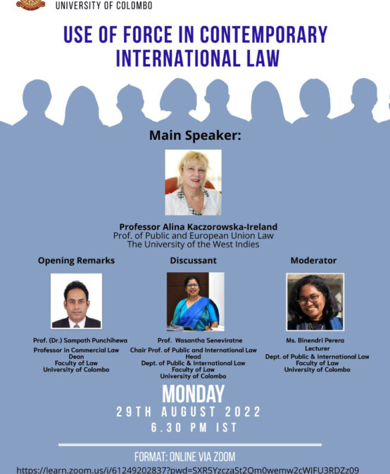 Webinar on International Law