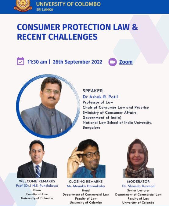 Guest Lecture on Consumer Protection
