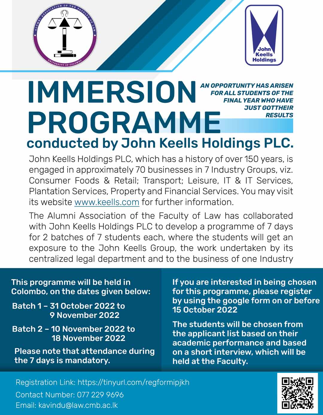 Immersion Programme with JKH