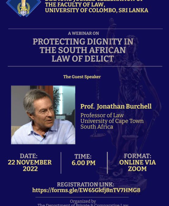 Protect Dignity in the South African Law of Delict – Webinar