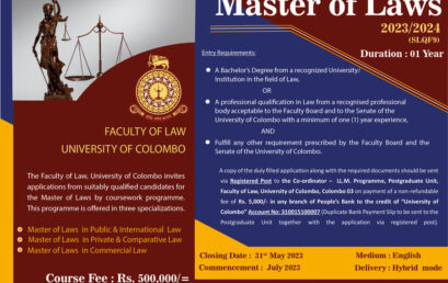 Master of Laws by coursework