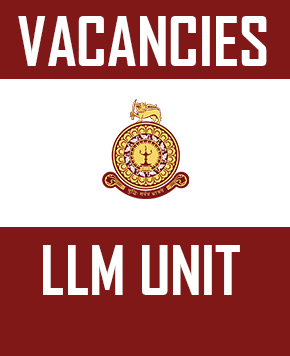 Vacancies at LLM Unit – Faculty of Law