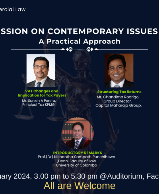 Panel Discussion  on Contemporary issues in Tax Law: A Practical Approach