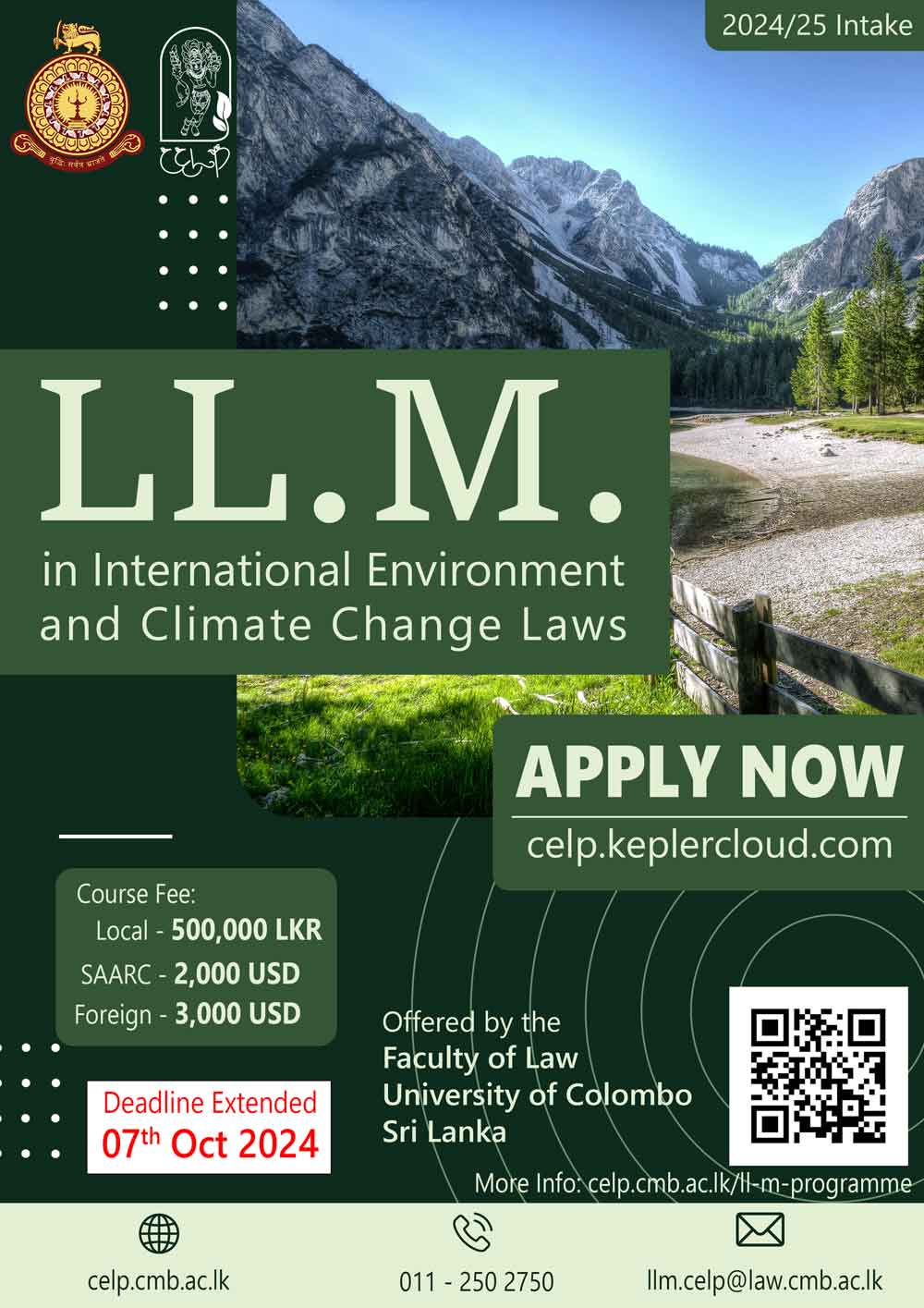 Applications for the LL.M. in IECCL 2024/25 are Now Open