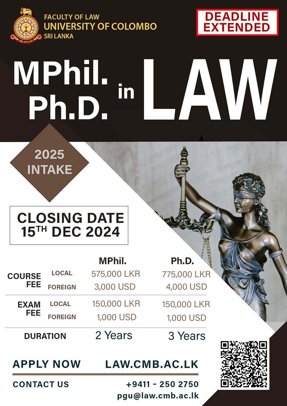 Application for MPhil PhD is Open Now