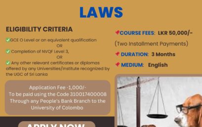 Application for Advanced Certificate Course on Animal Protection Laws are Open Now