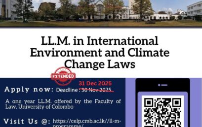 Application LL.M. in IECCL are Open Now
