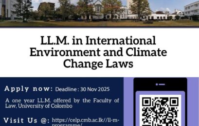 Application LL.M. in IECCL are Open Now