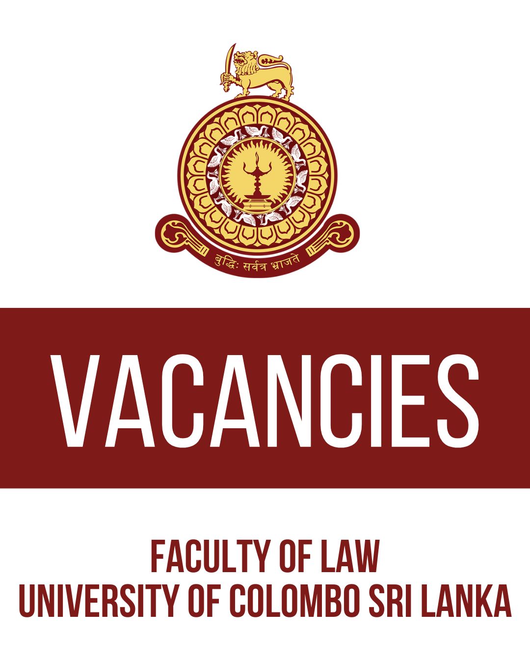 VACANCY – POST OF TEMPORARY ASSISTANT LECTURER