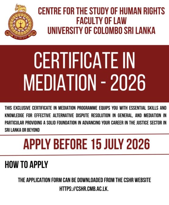 Certificate in Mediation – CSHR