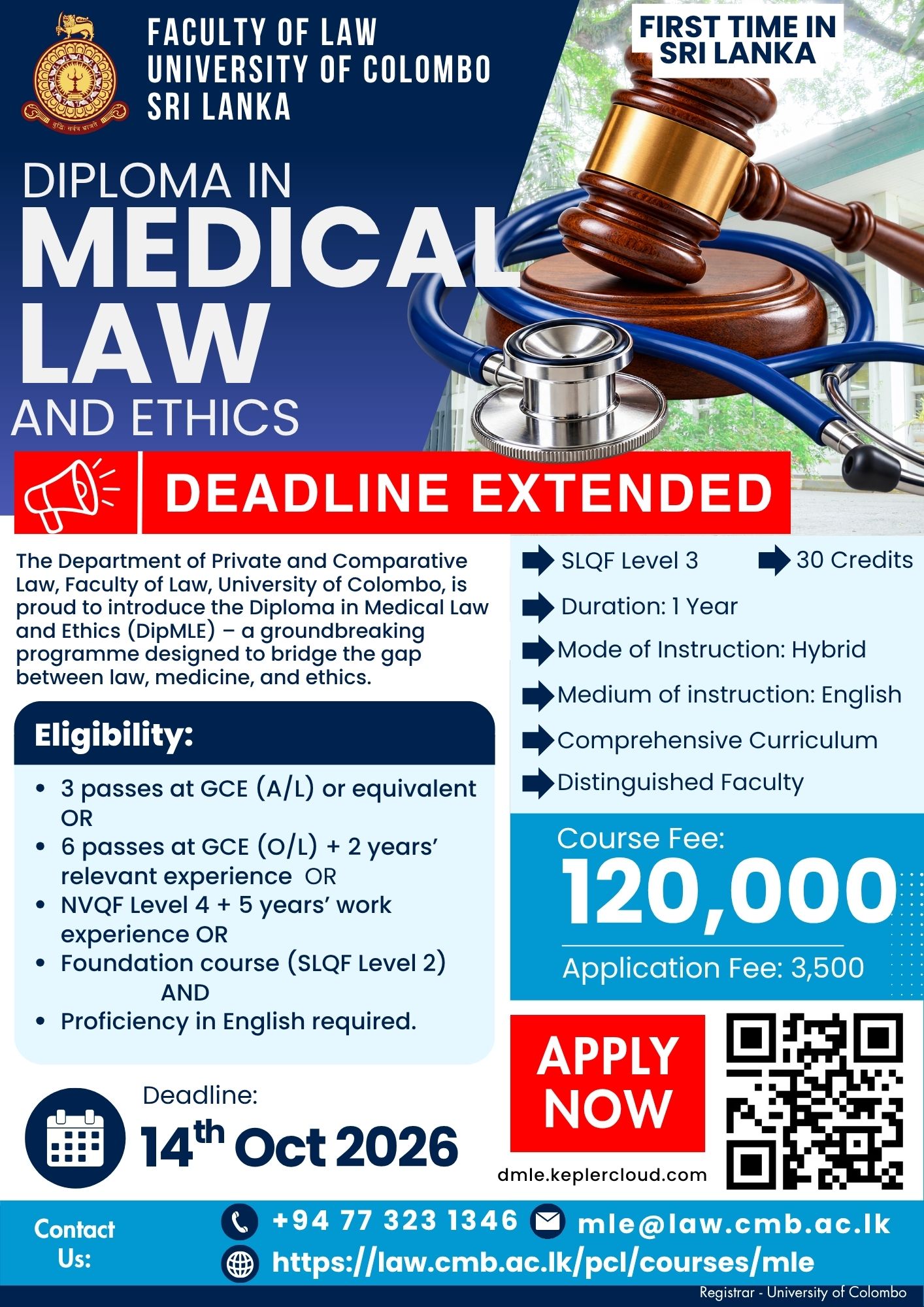 Deadline Extended – Application for DMLE 2026 is Open Now